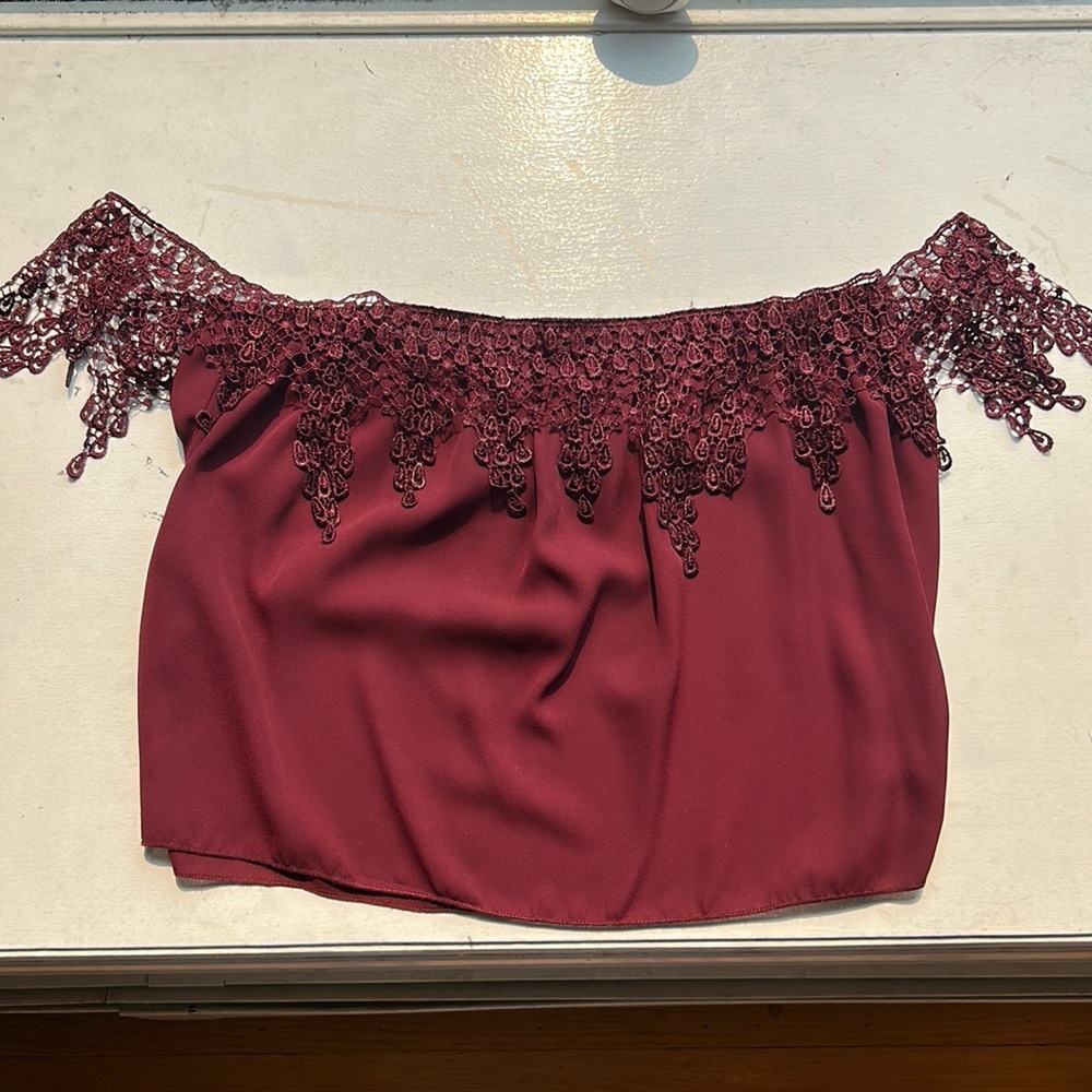 Charlotte Russe off the shoulder blouse